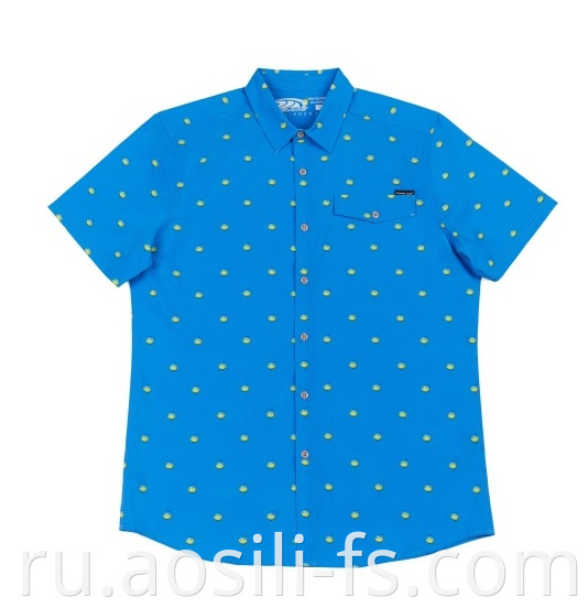 Mens poly spandex shirts